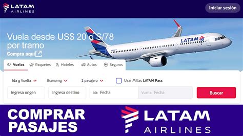 Vuelos, boletos y ofertas de LATAM Airlines .